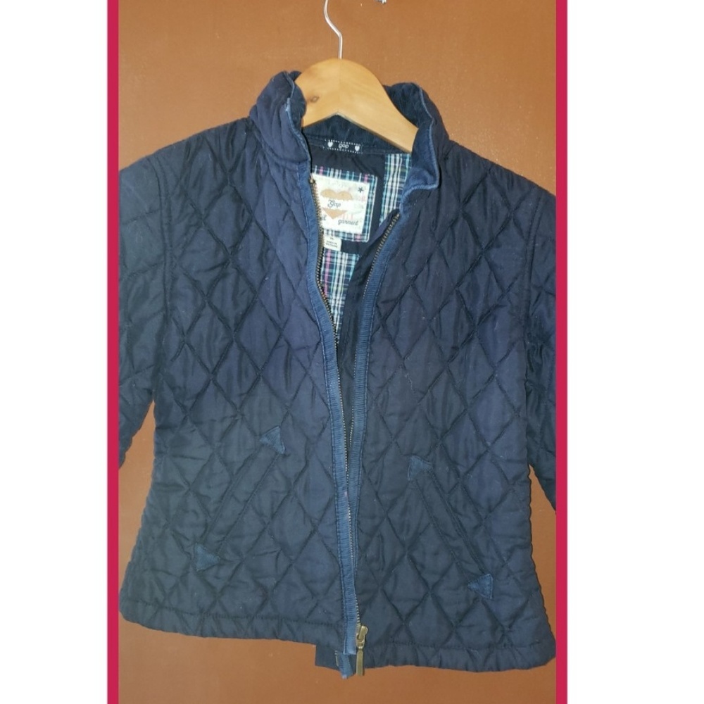Gap kids Girls xl Blue quilted jacket